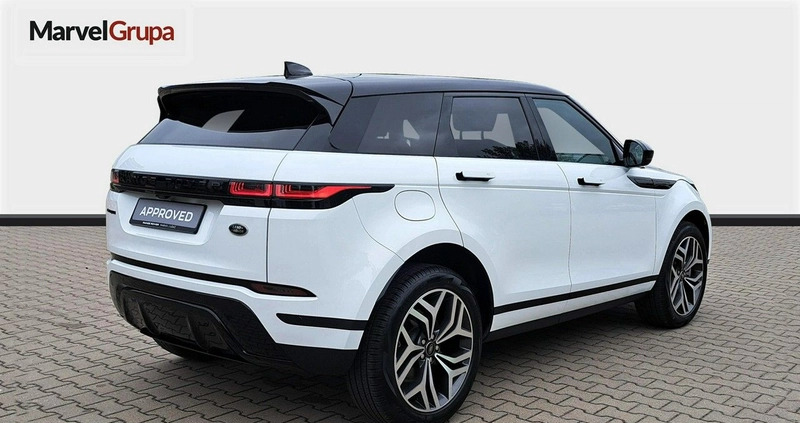 Land Rover Range Rover Evoque cena 209500 przebieg: 21042, rok produkcji 2022 z Wadowice małe 781